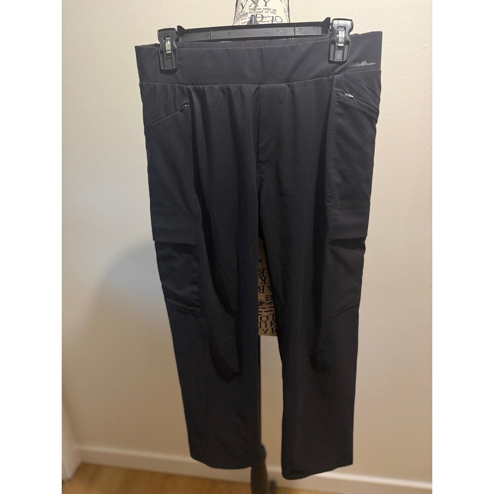Eddie Bauer Women's Stretch Cargo Pants Black Size 8